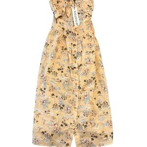 MinkPink Floral Jumpsuit in Yellow